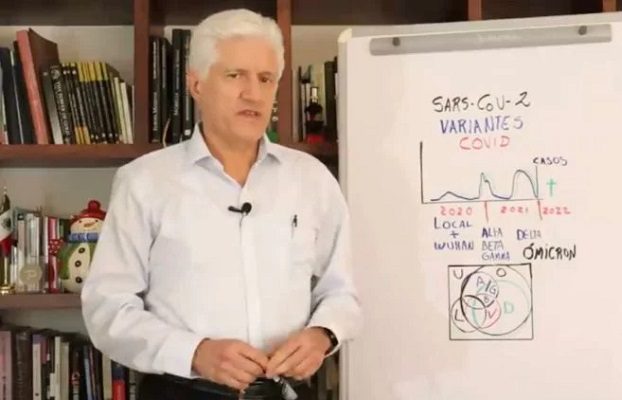 Mitad de la población podría contraer Ómicron, alerta Alejandro Macías