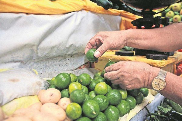 El precio del limón alcanza los 80$ en diferentes partes de México
