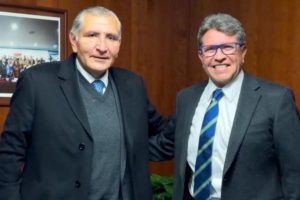 Ricardo Monreal se reúne con Adán Augusto para hablar de agenda del Senado