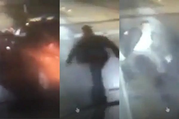 Conductor casi es arrollado por tráiler por no pagar caseta en Ecatepec #VIDEO