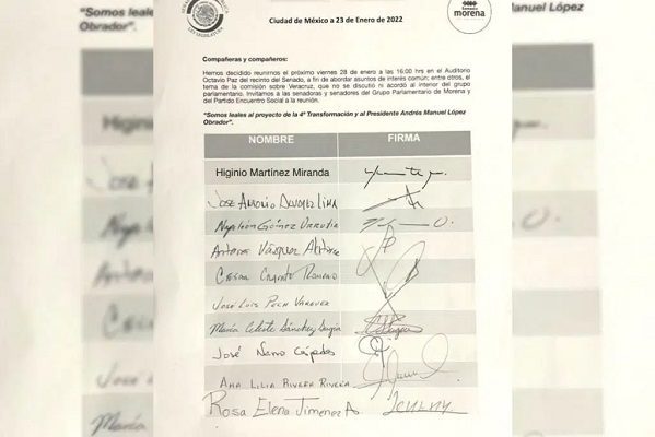30 senadores de Morena se posicionan contra creación de comisión sobre Veracruz