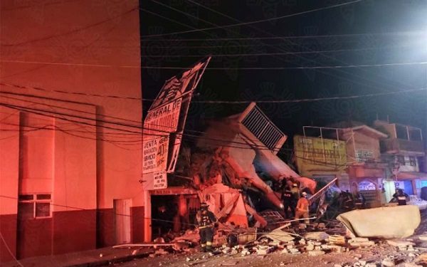 Aumenta a cuatro el número de muertos por explosión en edificio de Puebla