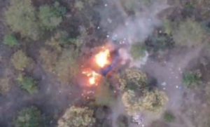 Difunden #VIDEO de ataque armado con drones en Tepalcatepec