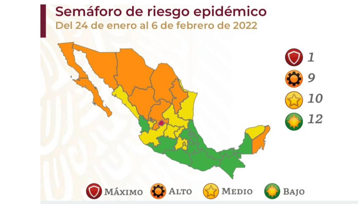CDMX pasa a amarillo en Semáforo epidemiológico federal