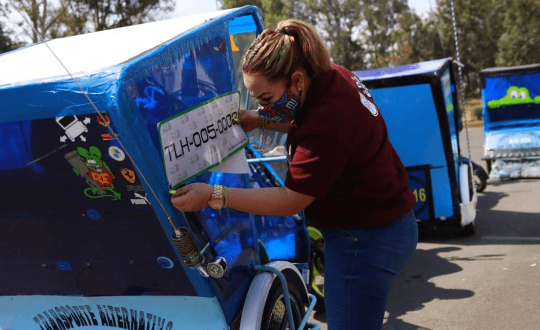 Comienza “emplacado” de mototaxis en Tláhuac