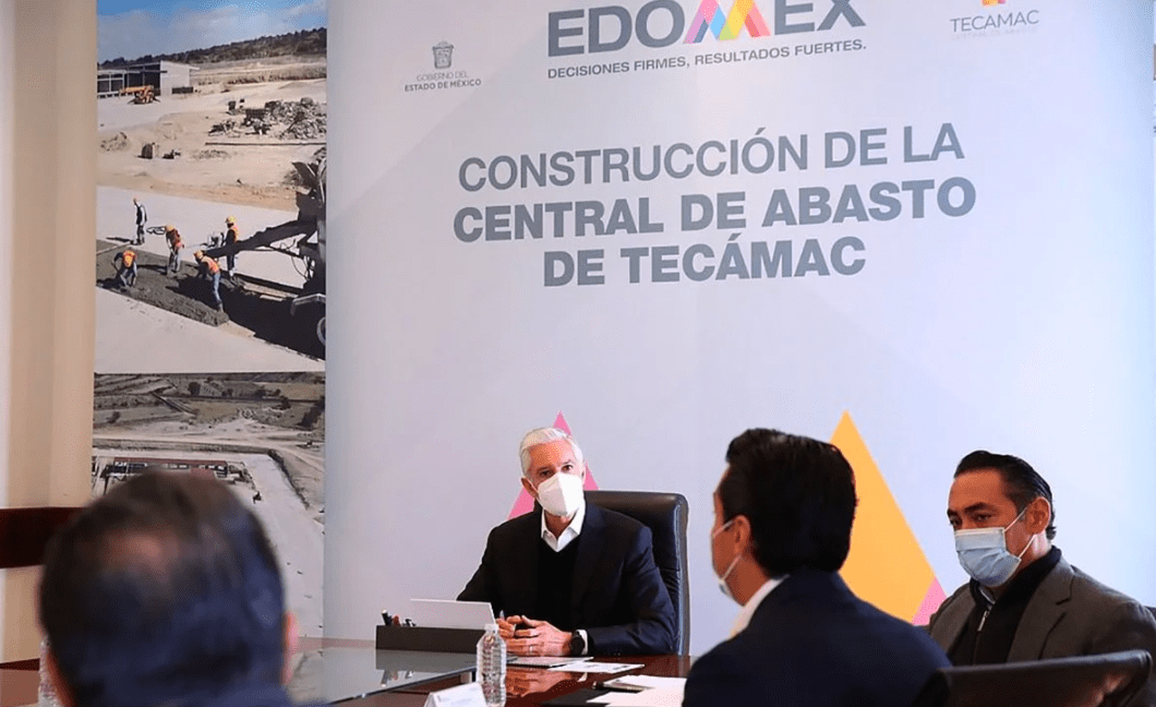 Alfredo Del Mazo anuncia central de abastos en Tecamac