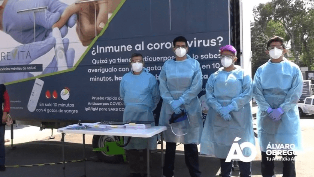 Álvaro Obregón instala 5 módulos de pruebas rápidas COVID