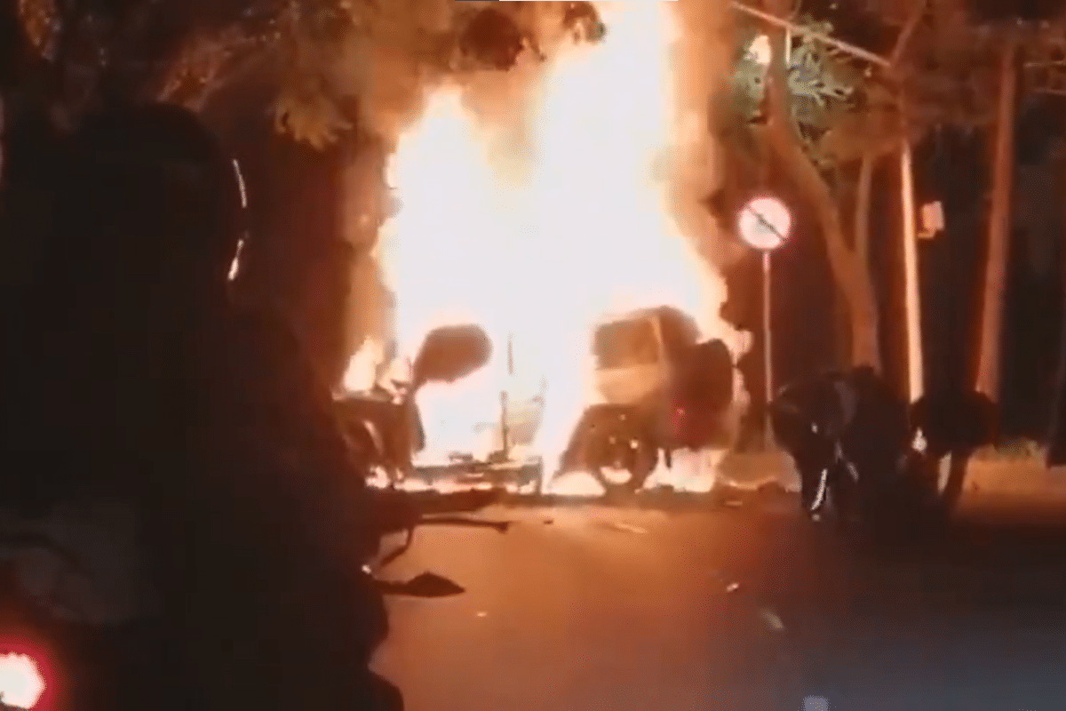 Choque en Lomas de Chapultepec