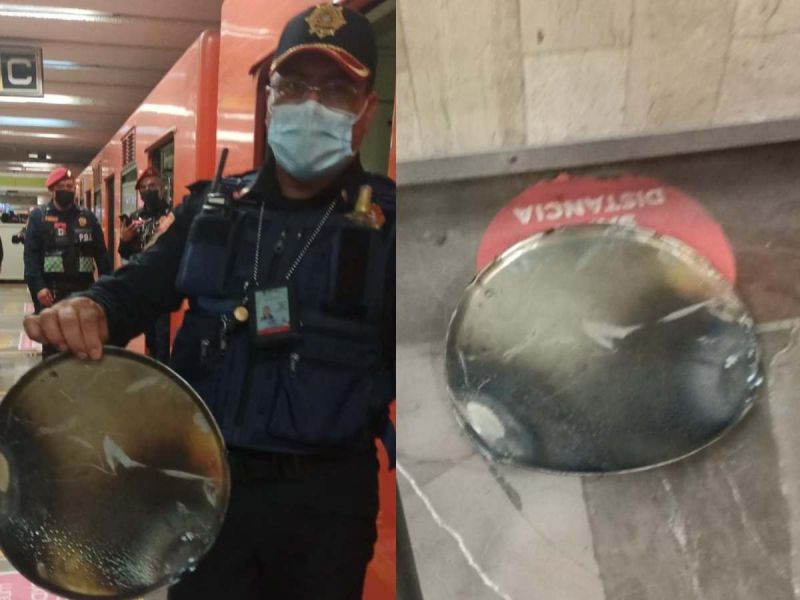 Comal cae a las vías del Metro