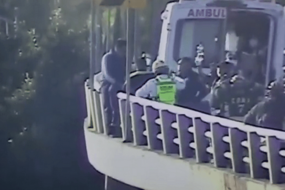 Elementos de la SSC evitan suicidio de un hombre