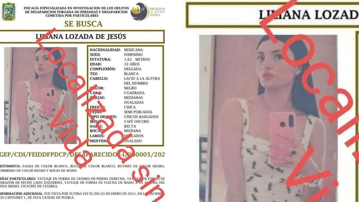 Hallan sin vida a Liliana Lozada