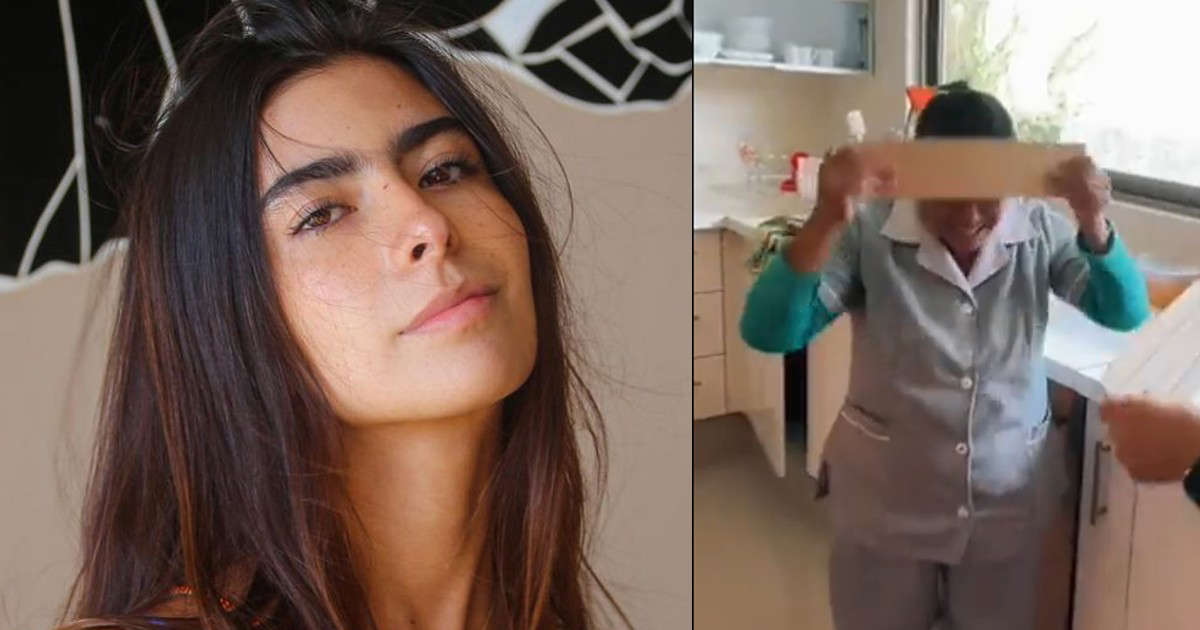 Hija de Adal Ramones le juega una broma pesada a su empleada