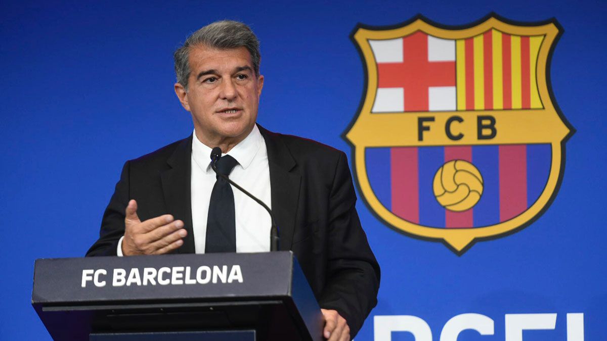 Joan Laporta, presidente del FC Barcelona