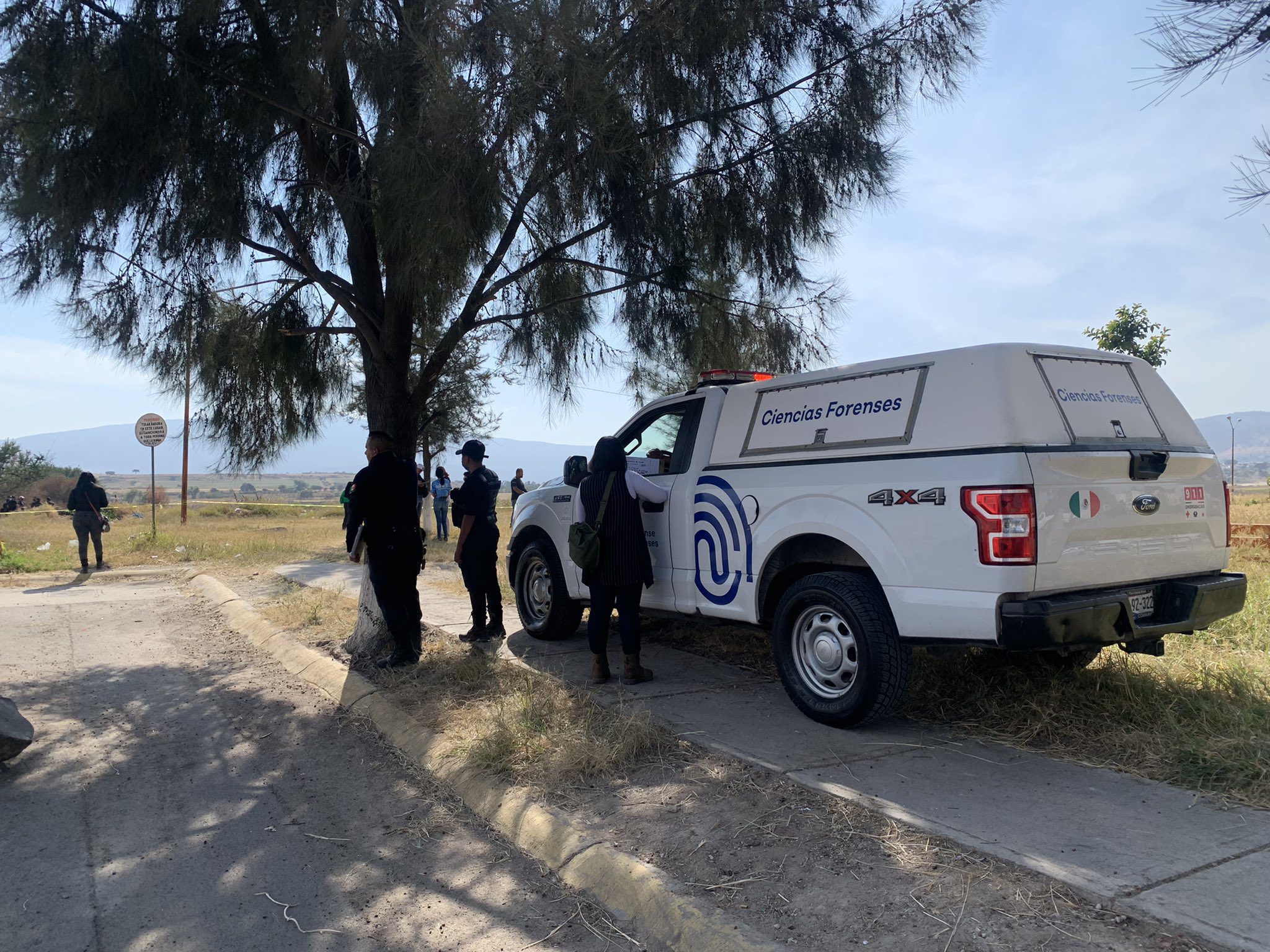 Localizan cuerpo calcinado en Hacienda Santa Fe, Tlajomulco