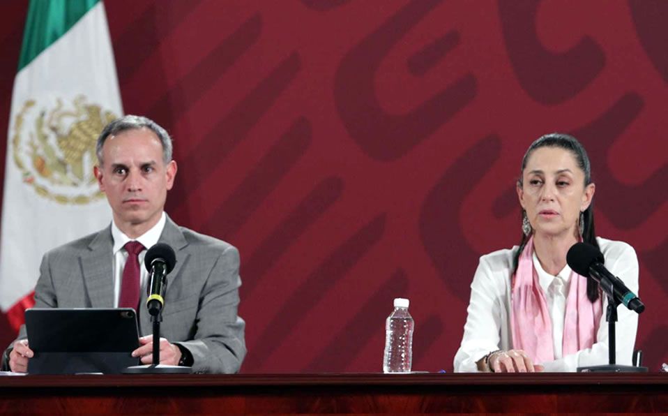 López-Gatell y Claudia Sheinbaum