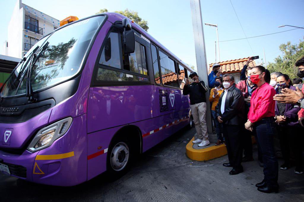 Nuevas unidades de transporte público en CDMX