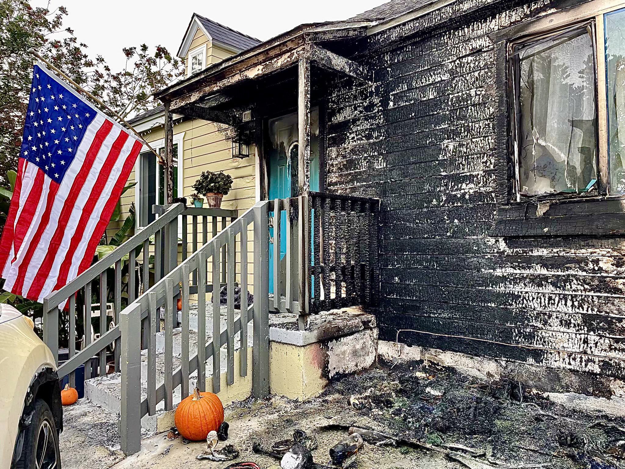 Sospechoso incendio en casa de ex legisladora en San Diego