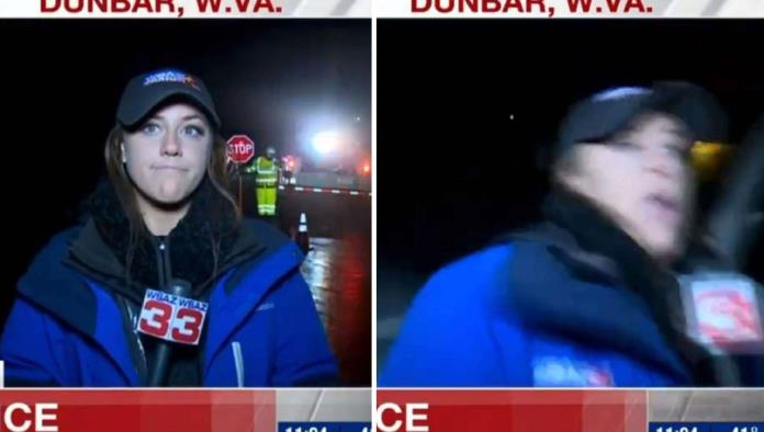 Tori Yorgey, reportera atropellada en plena transmisión
