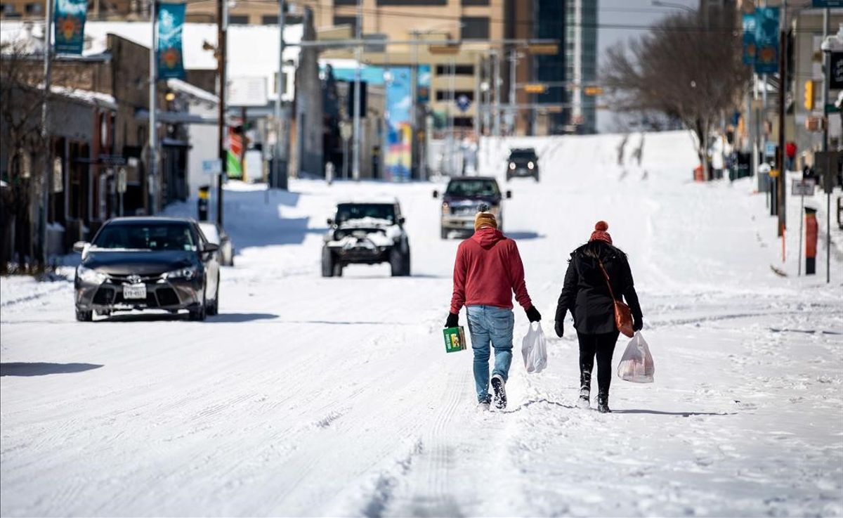 Tormenta invernal en Estados Unidos