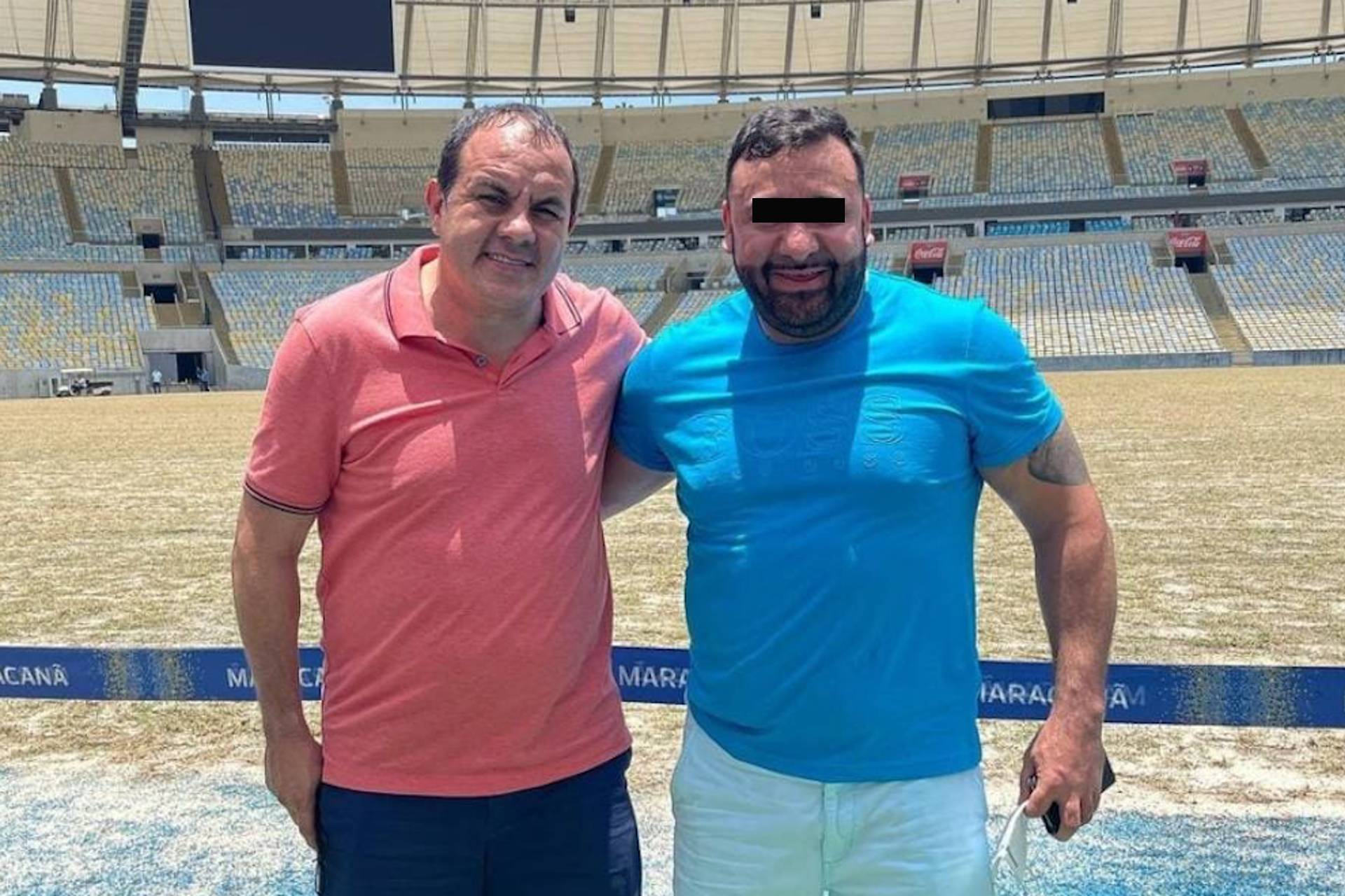 Captan a Cuauhtémoc Blanco, gobernador de Morelos, de vacaciones en Brasil