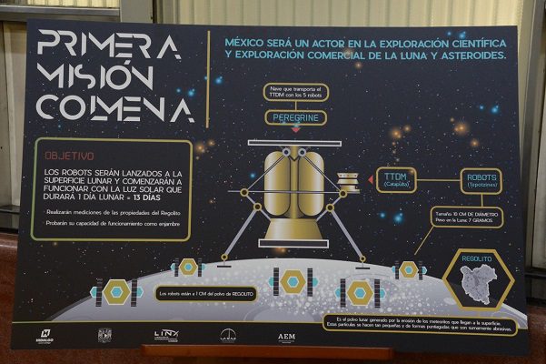 México y la UNAM lanzarán microrrobots con destino a la Luna en 2022