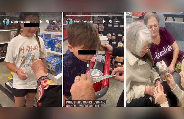 Ex finalista de Miss EU paga a niños y adultos mayores que no usan cubrebocas #VIDEO