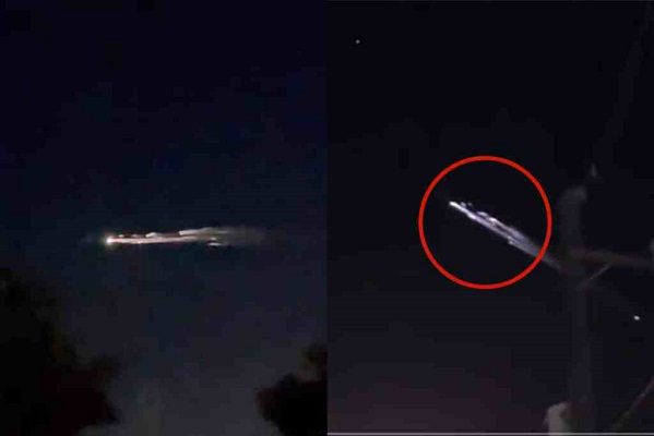 Norteños confunden cohete de SpaceX con caída de meteorito #VIDEOS