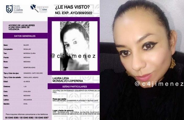 Desaparece funcionaria de Juzgado Cívico en CDMX; sospechan de su ex