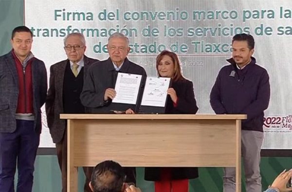 Tlaxcala federaliza servicio de salud y se une a IMSS Bienestar