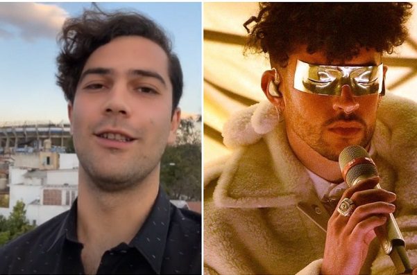 Joven invita a seguidores a escuchar el concierto de Bad Bunny desde azotea