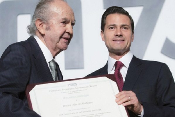 El expresidente Enrique Peña Nieto lamenta muerte de Alberto Baillères