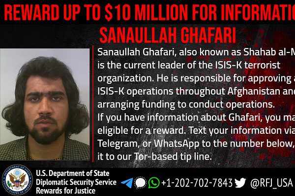 EU va por otro líder de ISIS; ofrece 10 mdd por Sanaulá Ghafari