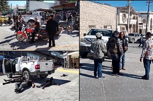 Hombres armados y cuerpos tirados para una película causan pánico en Reynosa