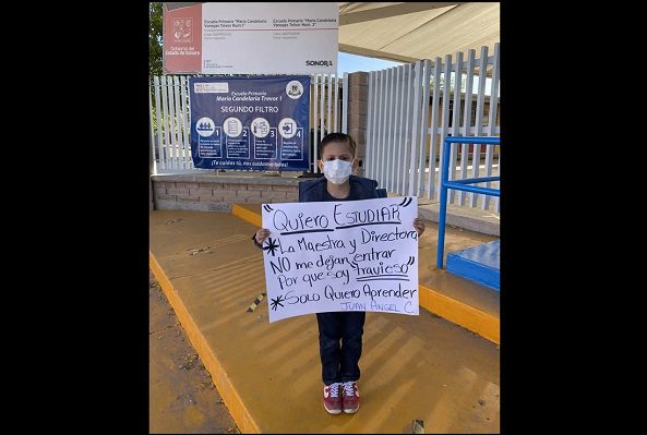 “Por travieso”, prohíben entrada de niño a escuela en Sonora
