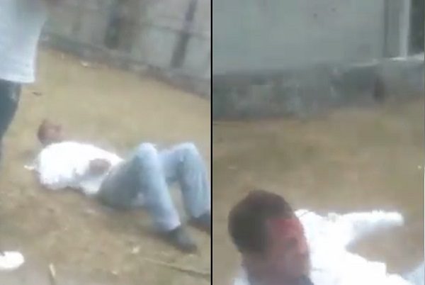 Asaltante es golpeado tras descubrir que llevaba arma de juguete #VIDEO