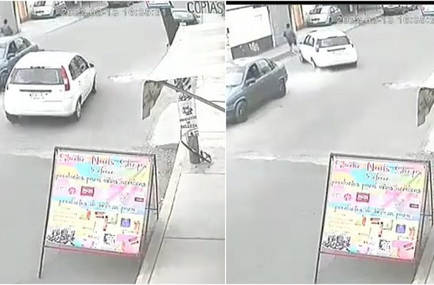 Taxi atropella intencionalmente a mujer en Edomex #VIDEO