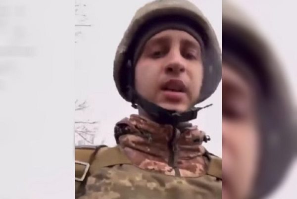 "Mamá, papá, los amo": soldado ucraniano se despide durante bombardeos #VIDEO