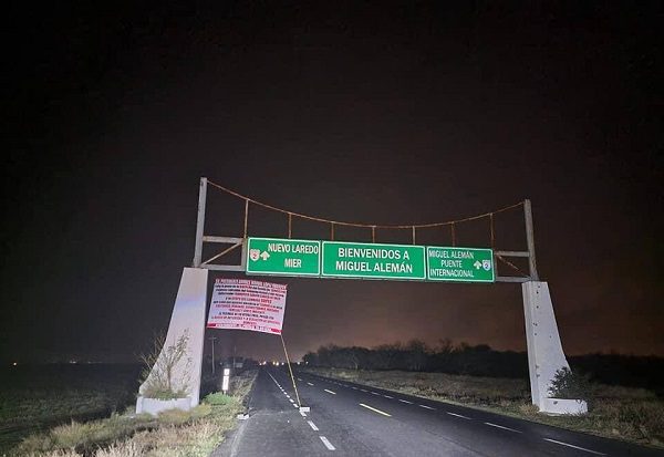 Tamaulipas amanece con mantas en contra del gobernador y de AMLO