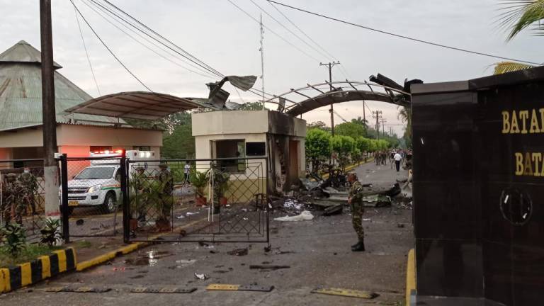 Ataque con explosivos a cuartel militar de Colombia
