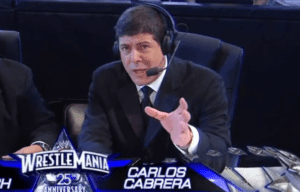 WWE despide a Carlos Cabrera; su narrador en español por 29 años