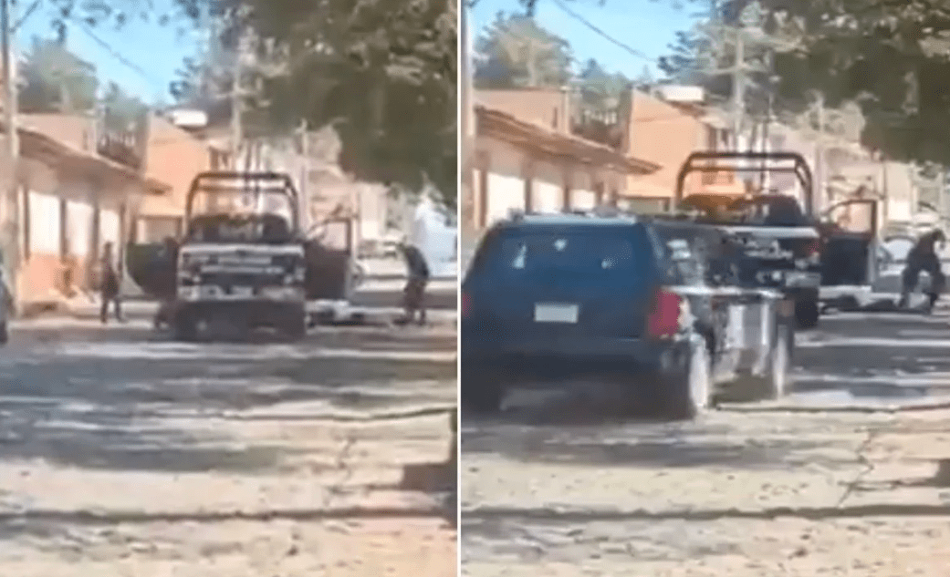 Policías detienen y golpean a presuntos asaltantes en Michoacán #VIDEO