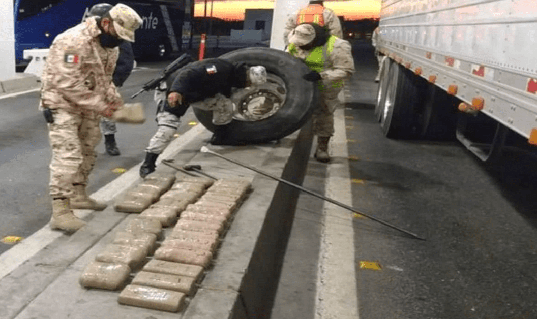 Ejército decomisa 70 kilos de fentanilo en llantas de refacción de camión