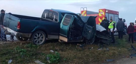 Choque en la frontera de Tamaulipas