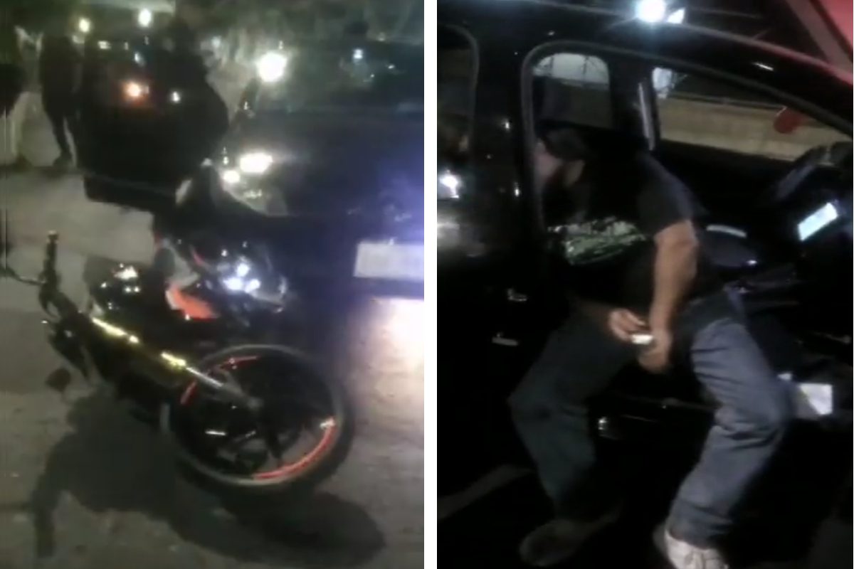 Conductor ebrio embiste a motociclistas
