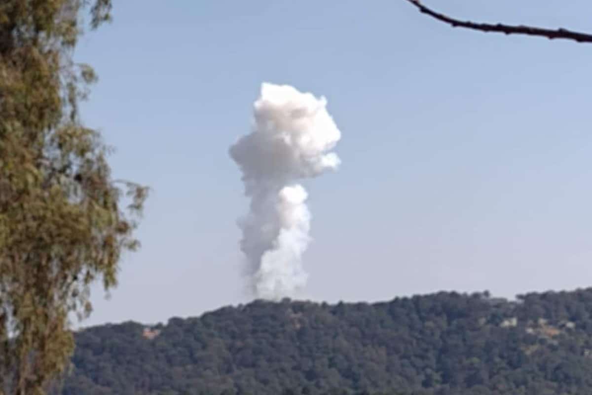 Explosión de polvorín en Huixquilucan
