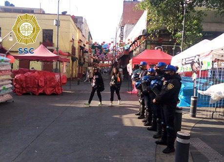 Policía de la CDMX despliega operativo por celebración del Año Nuevo Chino
