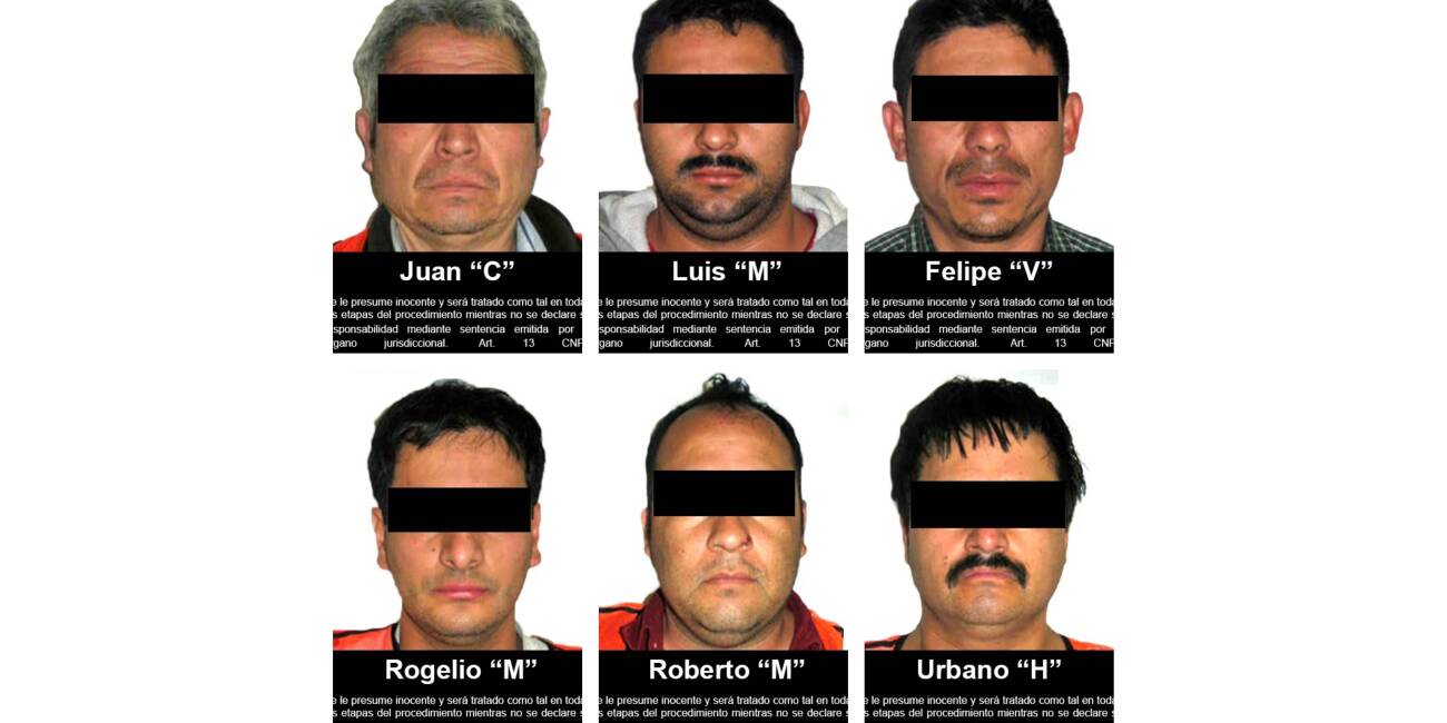 Integrantes del Cártel del Pacífico