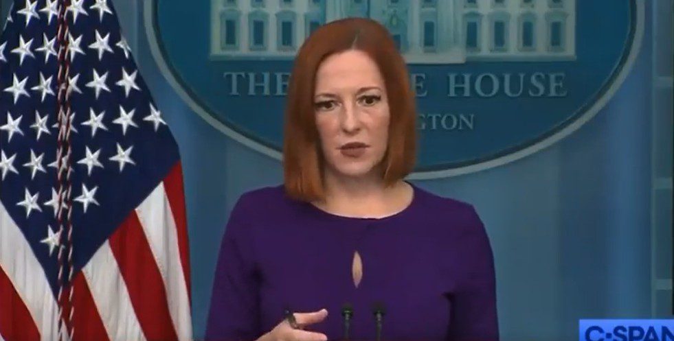 Jen Psaki, portavoz de la Casa Blanca