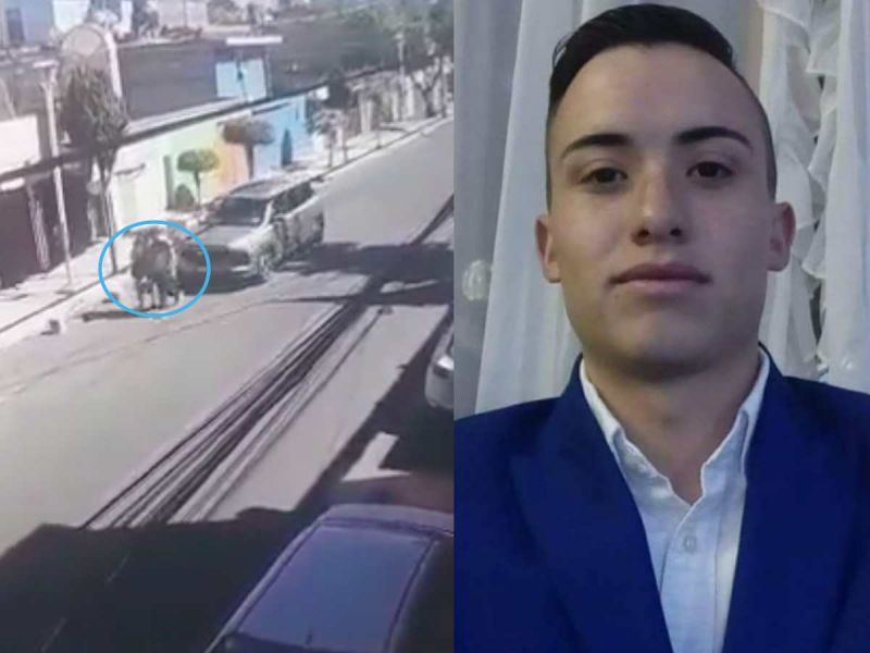 Joven arrollado junto a su pareja en Iztacalco