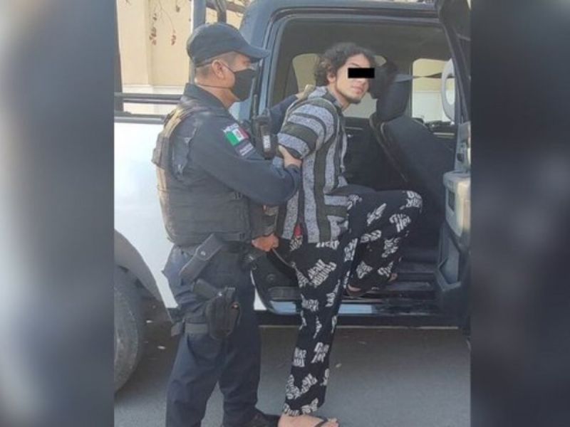 Joven detenido por golpear a su hermano